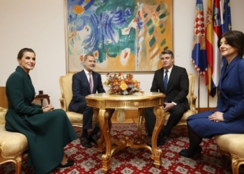 Felipe VI destaca el triple vínculo atlántico, europeo y mediterráneo entre España y Croacia