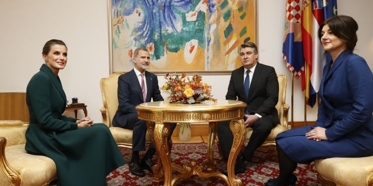 Felipe VI destaca el triple vínculo atlántico, europeo y mediterráneo entre España y Croacia