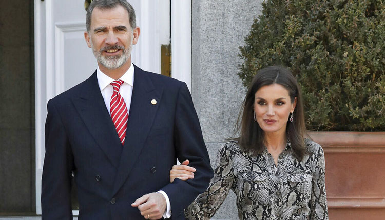 Don Felipe and doña Leticia.