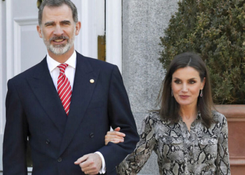 Don Felipe y doña Leticia.