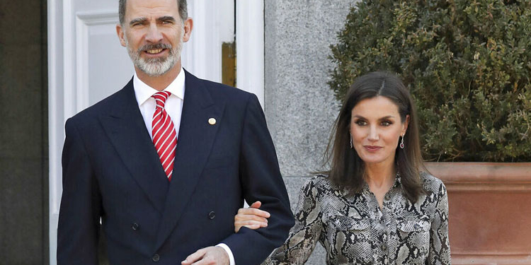 Don Felipe y doña Leticia.