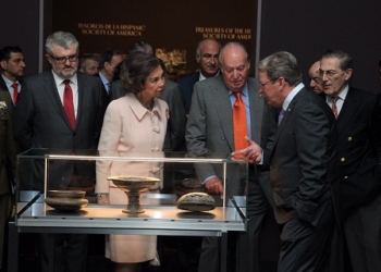 Los Reyes eméritos rinden tributo a la difusión de la cultura española en EEUU