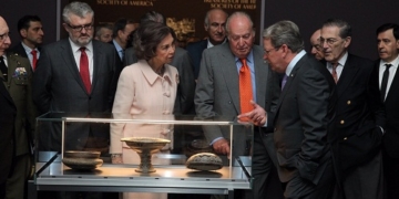 Los Reyes eméritos rinden tributo a la difusión de la cultura española en EEUU