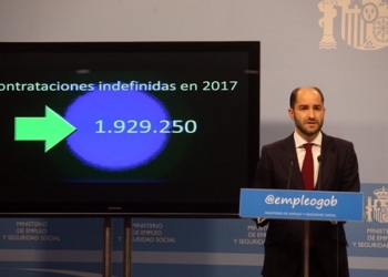 El paro registra en diciembre su mejor final de ejercicio en ocho años