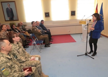 Un grupo de 64 soldados ucranianos comenzará el lunes su adiestramiento en Toledo