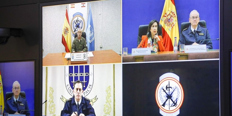 Robles conversa con la misión española en FINUL sobre los incidentes entre Israel y Líbano 