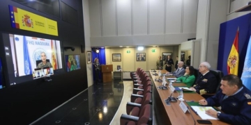 El contingente español informa a Robles sobre “la situación tensa e impredecible” en Líbano