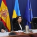 Robles y Albares participan en la reunión de seguimiento de la Conferencia de Apoyo a Ucrania
