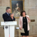 Wolfgang Dold y Rosa García, durante el acto.