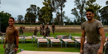 Trabajos de acondicionamiento en la base de Rota. Foto: US Navy