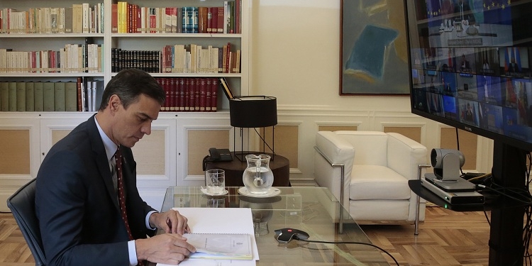 Sánchez reitera el compromiso de España con la Asociación Oriental frente al COVID-19