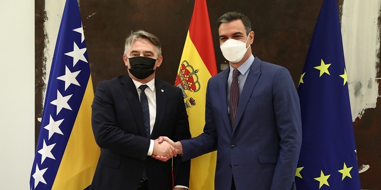 Sánchez apoya la integridad territorial de Bosnia y su proceso de adhesión a la UE