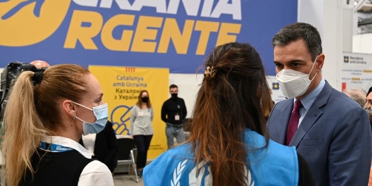 Sánchez asegura que 110.000 refugiados ucranianos han llegado a España desde la invasión rusa