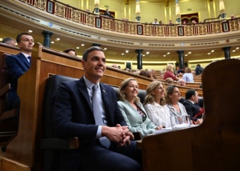 Mensaje de Sánchez a Podemos en el Congreso: “España es pacifista, pero la paz no viene sola”