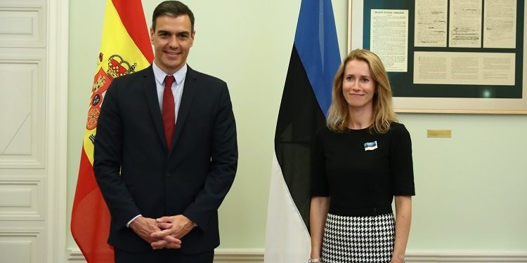 Sánchez muestra su “solidaridad y apoyo a Estonia y los países bálticos” frente a Rusia