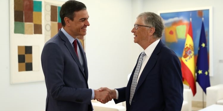 Pedro Sánchez aborda con Bill Gates las crisis alimentaria y energética agravadas por la guerra