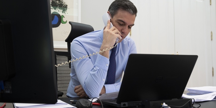 Sánchez conversa con Macron y Johnson sobre la Cumbre de la OTAN en Madrid
