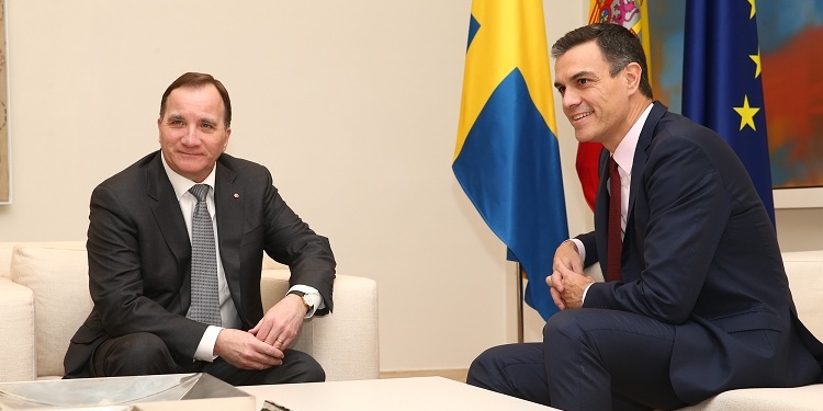 Sánchez y el primer ministro de Suecia abordan en Madrid los grandes retos de la UE