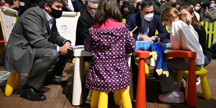 Pedro Sánchez llega a Kiev para reunirse con el presidente ucraniano, Volodimir Zelenski