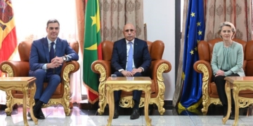 Sánchez y Von der Leyen reafirman la cooperación migratoria y de seguridad con Mauritania