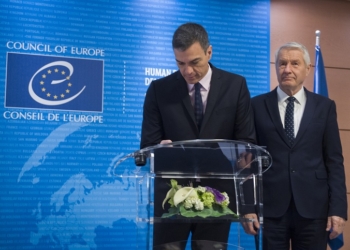 El presidente del Gobierno, ayer en Estrasburgo.