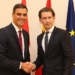 Sánchez defiende ante Kurz una política europea migratoria “solidaria”