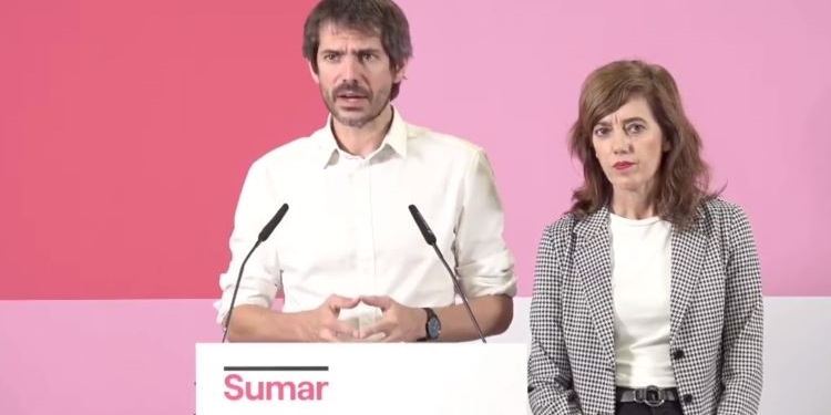 Sumar exige a Sánchez que el reconocimiento del Estado palestino figure en el “acuerdo de Gobierno”