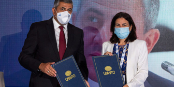 El acuerdo marco fue ratificado por Zurab Pololikashvili, secretario general de la OMT, y por María Jesús Almazor, CEO de Ciberseguridad y Cloud de Telefónica Tech.
