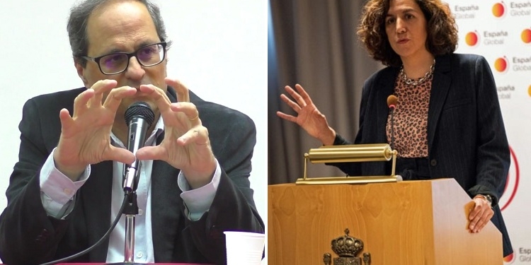 Torra denuncia a Irene Lozano por “prevaricación” y por “criminalizar el independentismo”