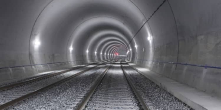 Túnel ferroviario construido por Acciona en Australia./ Foto: Acciona