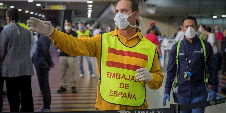 Exteriores ha coordinado casi 40 vuelos desde que comenzó la pandemia