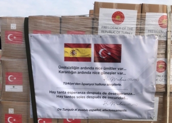 Turquía envía material sanitario a España en respuesta a la petición a la OTAN