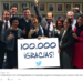 Exteriores alcanza los 100.000 seguidores en Twitter en cuatro años