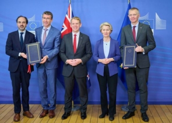 UE y Nueva Zelanda firman el primer Acuerdo de Libre Comercio de la Presidencia española