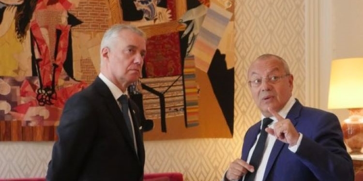 Casa garantiza a Urkullu que Francia apoyará la “macrorregión atlántica” si la propone Sánchez