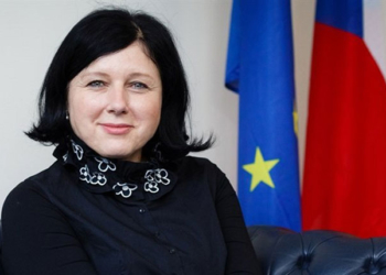 La vicepresidenta de Valores y Transparencia de la Comisión Europea, Vera Jourova.