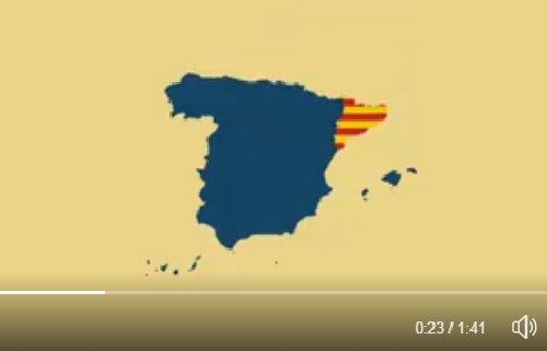 Exteriores difunde un vídeo en inglés sobre la unión entre Cataluña, España y Europa