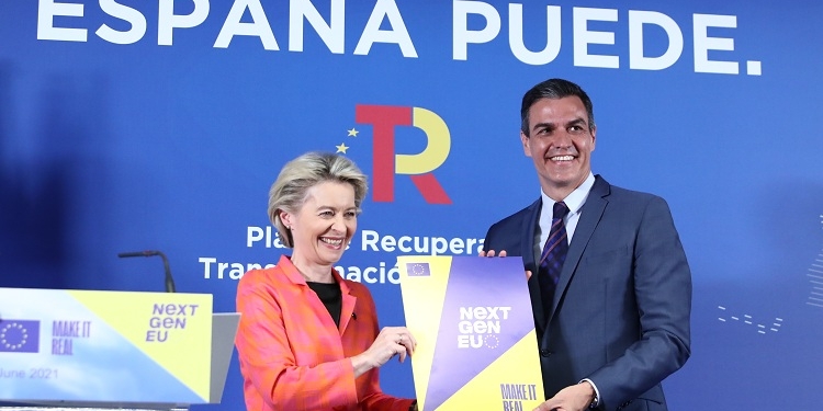 Von der Leyen y Sánchez