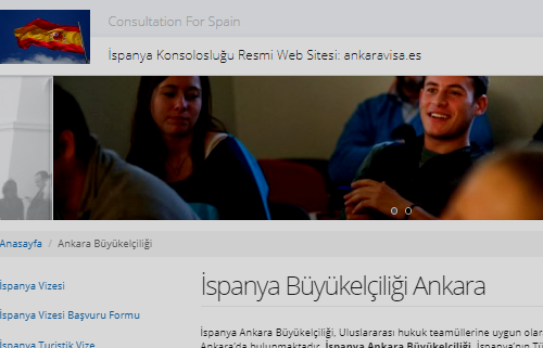 Exteriores alerta de una web «engañosa» de la Embajada en Turquía