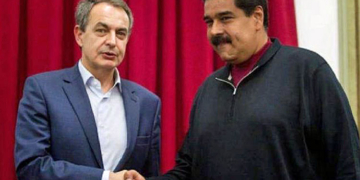 Rodríguez Zapatero y Maduro.