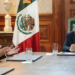 El secretario general de la OMT y el presidente de México, durante su reunión./ Foto: OMT