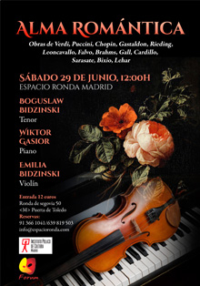 El Instituto Polaco de Cultura presenta el concierto ‘Alma romántica’