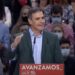 Pedro Sánchez, during the PSOE Congress held this weekend in Valencia / Image: YouTube