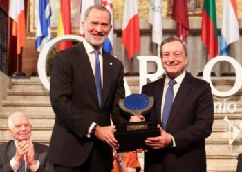 ​Draghi after receiving the Charles V Prize: “I did not save the euro, Europe saves itself”