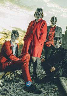 La banda surfera y retrofuturista L´Exotighost, en Teatro del Barrio