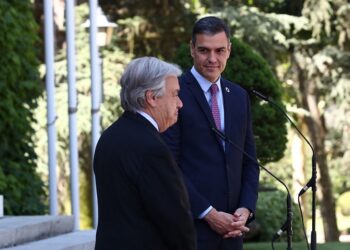 Guterres defends, together with Sánchez, a “political solution” in Catalonia based on “dialogue”