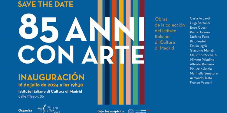 The Instituto Italiano de Cultura opens the exhibition ’85 anni con arte’