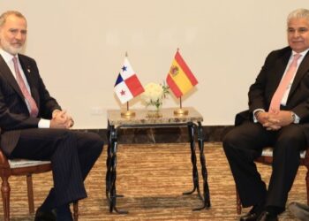 The King expresses his interest in the migration crisis in the Darién to the new president of Panama