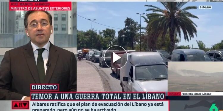 Albares anuncia un plan para evacuar a los españoles de Líbano, pero aún “no está activado”
