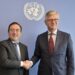 Albares aborda con el jefe de misiones de la ONU el papel del contingente español en Líbano